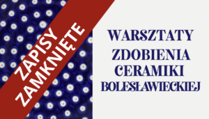 Zapisy na warsztaty zdobienia ceramiki