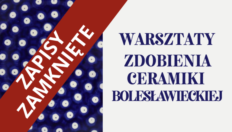 Zapisy na warsztaty zdobienia ceramiki